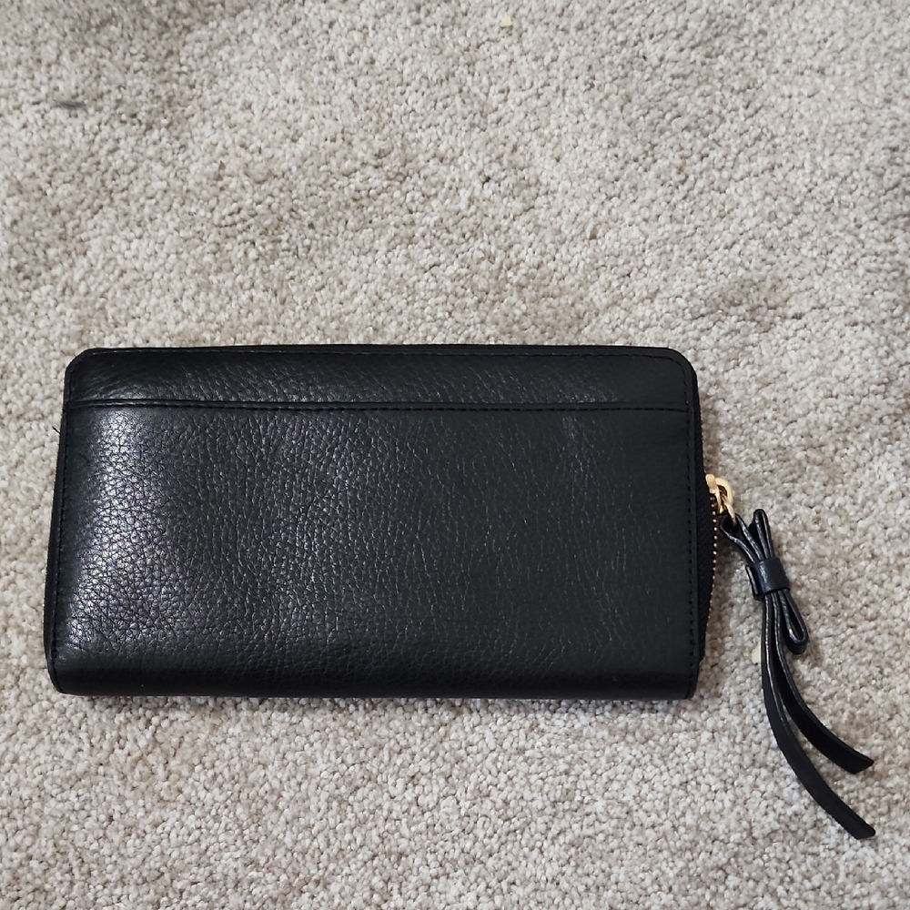 Kate Spade Black Leather Wallet - Picture 2 of 4